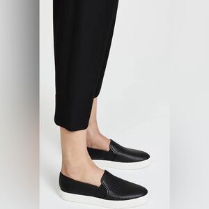 Vince Blair Perforated leather Slip On Sneaker Black Size 8